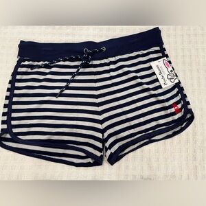 Psycho Bunny by Robert Godley Harbor Mist Stripe Pajamas Shorts Size Medium -NWT